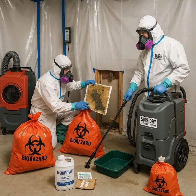 Contaminated Water Handling Protocols process in Hooks, TX