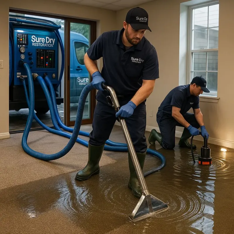 Water Extraction and Removal process in Hooks, TX